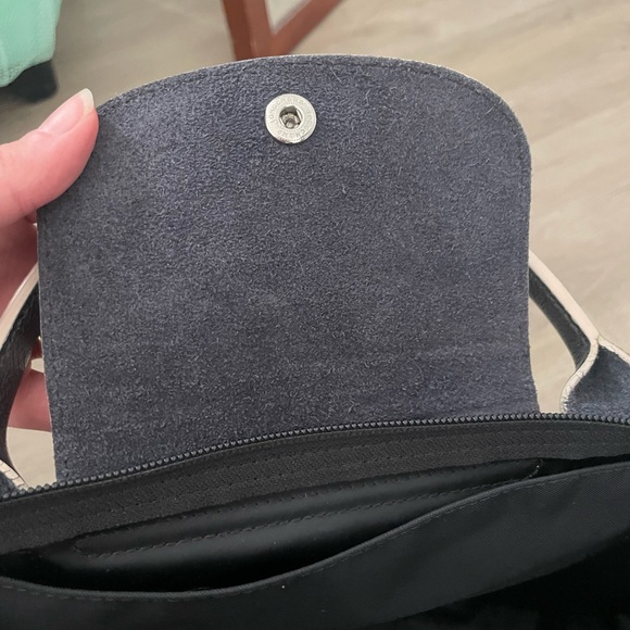 Longchamp Large Black Foldable Le Pliage Tote with Top Handles - Picture 5 of 12